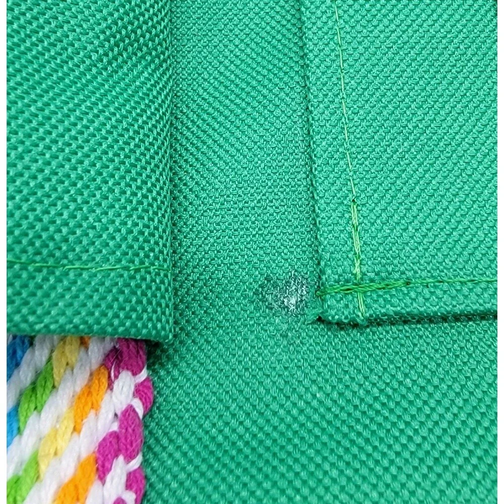 Green Canvas Backpack Roll Top Crossbody Tote Laptop Bag Custom Made